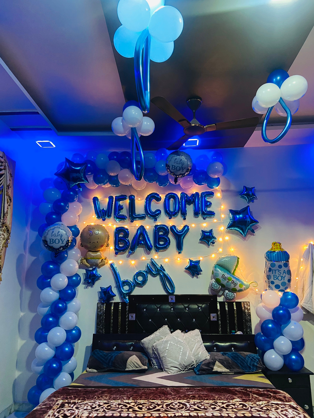 basic welcome baby decor