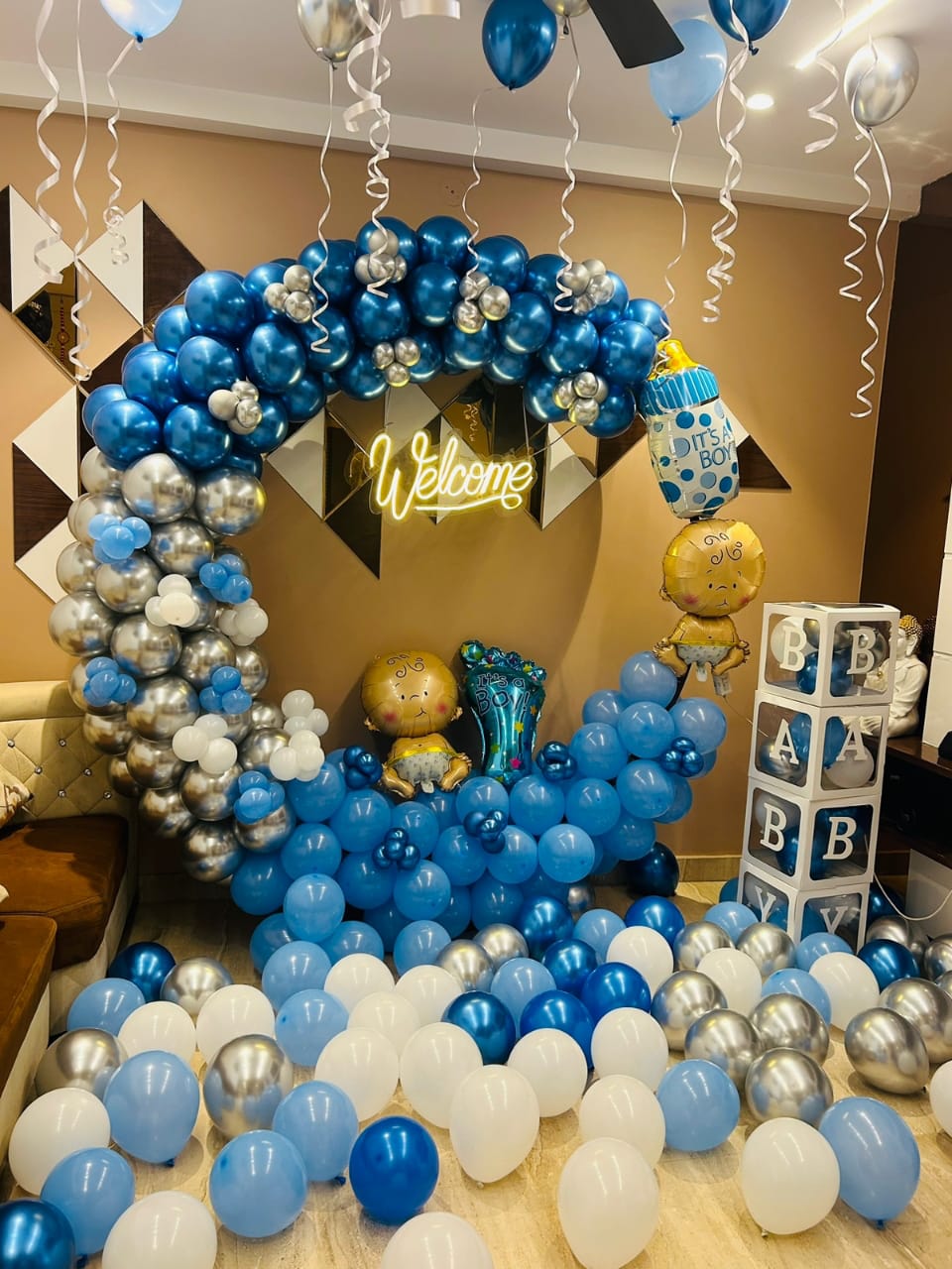 baby welcome ring decor